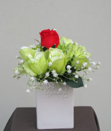 Hoa lụa, hoa giả Uyên shop, Hoa để bàn