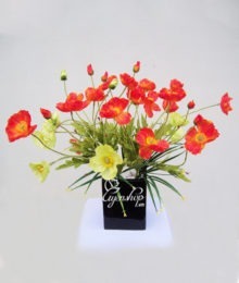 Hoa lụa, hoa giả Uyên shop, Hoa để bàn