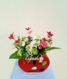 Hoa lụa, hoa giả Uyên shop, Bộ 3 Phát-Bình-Phúc