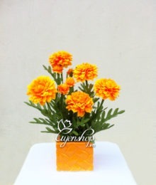 Hoa lụa, hoa giả Uyên shop, Cúc vạn thọ