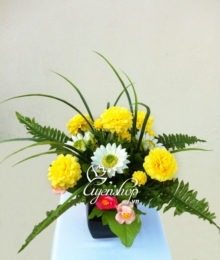 Hoa lụa, hoa giả Uyên shop, Hoa vàng sắc xuân