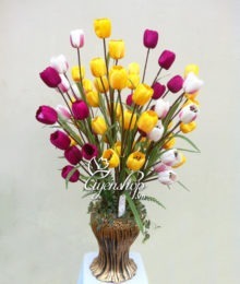 Hoa lụa, hoa giả Uyên shop, Hoa Tulip