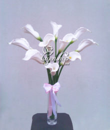 Hoa lụa, hoa giả Uyên shop, Hoa Rum trắng