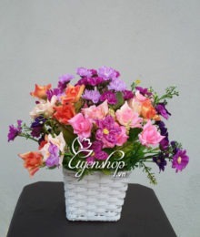 Hoa lụa, hoa giả Uyên shop, Sắc hoa