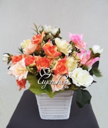 Hoa lụa, hoa giả Uyên shop, Sắc xuân