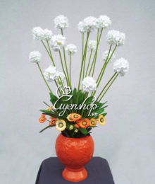 Hoa lụa, hoa giả Uyên shop, Cẩm tú cầu