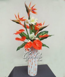 Hoa lụa, hoa giả Uyên shop, Nghệ thuật Thiên điểu