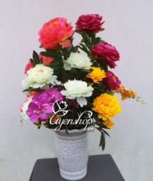 Hoa lụa, hoa giả Uyên shop, Hoa phòng khách