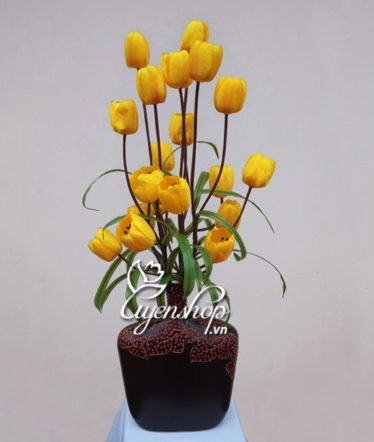 Hoa lụa, hoa giả Uyên shop, Hoa Tulip