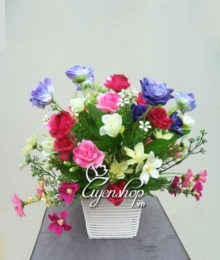 Hoa lụa, hoa giả Uyên shop, Sắc đẹp hoa