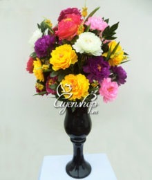 Hoa lụa, hoa giả Uyên shop, Hoa lớn phòng khách