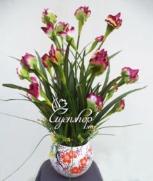 Hoa lụa, hoa giả Uyên shop, Vẻ đep Diên Vĩ