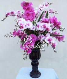 Hoa lụa, hoa giả Uyên shop, Bình Lan Hồ Điệp