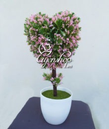 Hoa lụa, hoa giả Uyên shop, Cây trái tim