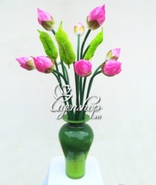 Hoa lụa, hoa giả Uyên shop, Trong sáng cùng Sen