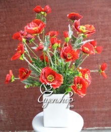 Hoa lụa, hoa giả Uyên shop, Hoa đẹp để bàn