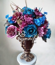 Hoa lụa, hoa giả Uyên shop, Hoa hồng Châu Âu