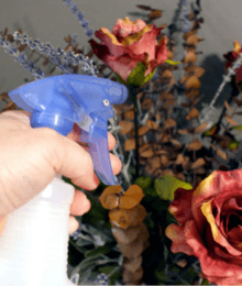 Hoa lụa, hoa giả Uyên shop, Cách làm sạch hoa lụa