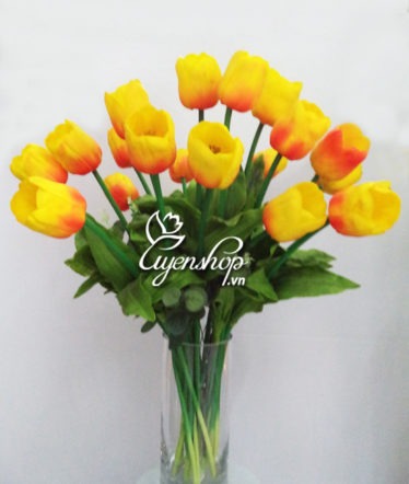 Hoa lụa, hoa giả Uyên shop, Hoa Tulip