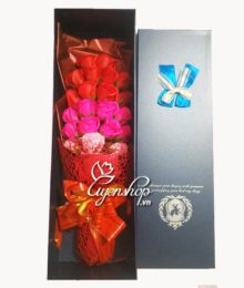 Hoa lụa, hoa giả Uyên shop, Hoa hồng sáp
