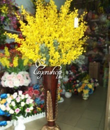 Hoa lụa, hoa giả Uyên shop, Bình hoa Thịnh Vượng