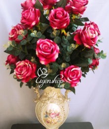 Hoa lụa, hoa giả Uyên shop, Vẻ đẹp sang trọng