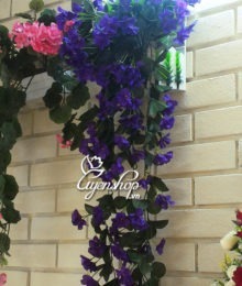 Hoa lụa, hoa giả Uyên shop, Giỏ hoa Tú cầu