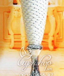 Hoa lụa, hoa giả Uyên shop, Lọ hoa dáng đẹp