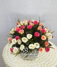 Hoa lụa, hoa giả Uyên shop, Lọ hồng tỉ muội