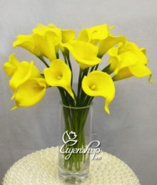 Hoa lụa, hoa giả Uyên shop, Đẹp tự nhiên với hoa Rum