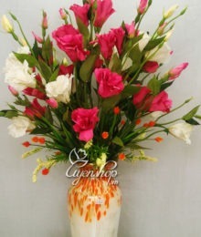 Hoa lụa, hoa giả Uyên shop, Bình Hoa Cát Tường