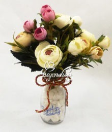 Hoa lụa, hoa giả Uyên shop, Hoa trà nhỏ xinh