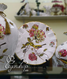 Hoa lụa, hoa giả Uyên shop, Bộ trang trí Hoa Trà