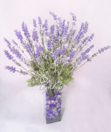 Hoa lụa, hoa giả Uyên shop, Bình hoa Lavender