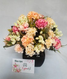 Hoa lụa, hoa giả Uyên shop, Hoa cẩm tú cầu