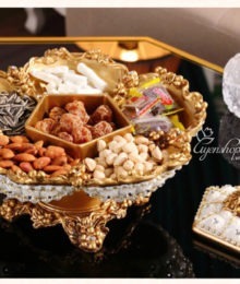 Hoa lụa, hoa giả Uyên shop, Khay đựng bánh kẹo