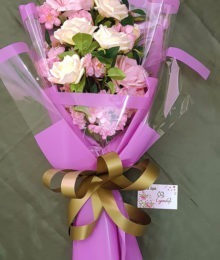 Hoa lụa, hoa giả Uyên shop, Bó hoa của sự thủy chung