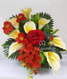 Hoa lụa, hoa giả Uyên shop, Hoa Lụa- Hoa Rum nghệ thuật