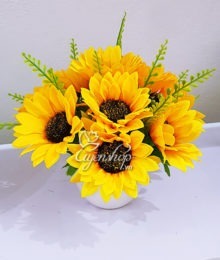 Hoa lụa, hoa giả Uyên shop, Hoa lụa – Hoa hướng dương