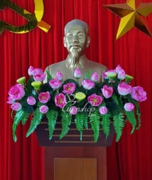 Hoa lụa, hoa giả Uyên shop, Hoa Tượng Bác