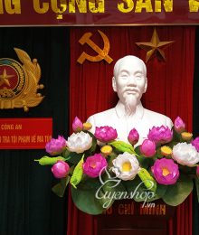 Hoa lụa, hoa giả Uyên shop, Hoa Tượng Bác sang trọng