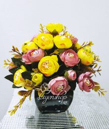Hoa lụa, hoa giả Uyên shop, Hoa để bàn