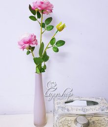 Hoa lụa, hoa giả Uyên shop, Lọ hoa nhỏ xinh