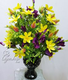 Hoa lụa, hoa giả Uyên shop, Bình Hoa Ngọc Lan