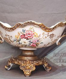 Hoa lụa, hoa giả Uyên shop, Đĩa Hoa Quả phong cách Châu Âu