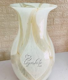 Hoa lụa, hoa giả Uyên shop, Lọ Hoa Lục Bình Trắng