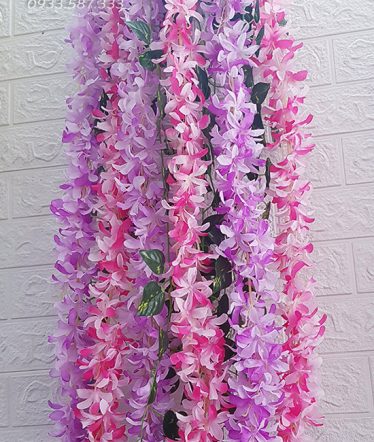 Hoa lụa, hoa giả Uyên shop, Giỏ hoa treo tường