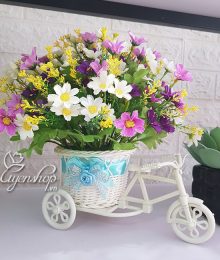 Hoa lụa, hoa giả Uyên shop, Xe đạp xinh