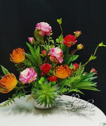 Hoa lụa, hoa giả Uyên shop, Bình Hoa Nghệ Thuật