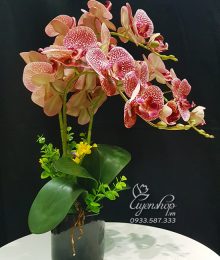 Hoa lụa, hoa giả Uyên shop, Bình Lan Đốm